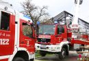 Oö: 15 Feuerwehren bei Großbrand auf Bauernhof in Dorf an der Pram im Einsatz