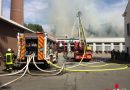 Deutschland: Acht Löschzüge bei Lagerhallenbrand in Dorsten im Einsatz