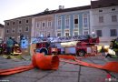 Oö: Vier Feuerwehren zu Brand am Stadtplatz in Eferding alarmiert