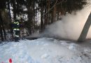 Stmk: Kleinflächiger Waldbrand beschäftigt Feuerwehr Eichberg