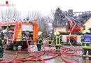 Deutschland: Neun Feuerwehren im Einsatz: Großfeuer auf landwirtschaftlichen Anwesen in Elmenhorst