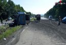 Oö: Gefährlicher Lkw-Unfall auf der A7