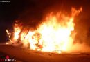 Oö: Audi A6 wurde Raub der Flammen