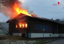 Schweiz: Großbrand im Schützenhaus in Erlenbach