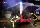 Deutschland: Motorbrand an Linienbus in Alsfeld