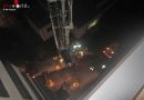 Ktn: Patient mit Teleskopmastbühne aus dem 6. Stock gehievt