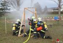 Nö: 13 Mann der Feuerwehr Feuersbrunn absolvieren Ausbildungsprüfung “Löscheinsatz”