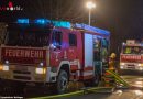 Ktn: Brennender Kettenbagger beim Klinikum St. Veiter Straße in Klagenfurt