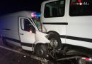 Nö: Auffahrunfall mit Kleintransporter und Lkw auf der Ostautobahn bei Fischamend