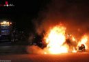 Nö: Nächtlicher Auto-Vollbrand in Fischamend