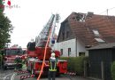 Oö: Feuer im Obergeschoß eines Wohnhauses in Fraham