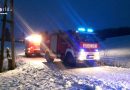 Oö: Abschleppdienst braucht bei Pkw-Bergung dann selbst Hilfe von der Feuerwehr