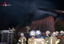 Tirol: Brand eines Wirtschaftsgebäudes in Fügen