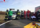 Stmk: Große Rettungsöffnung nach Unfall in Fürstenfeld geschaffen