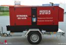 Nö: 65 kVA-Stromaggregat auf Anhänger für die Feuerwehr Gänserndorf