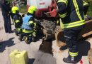 Oö: Kraftstoffaustritt aus Bagger in Garsten