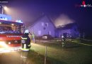 Oö: Sieben Feuerwehren bei Nebengebäudebrand in Gaspoltshofen im Einsatz