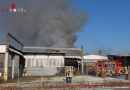 Deutschland: Brand in einer leerstehenden Lagerhalle in Gelsenkirchen