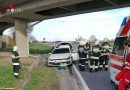 Stmk: Verkehrsunfall mit zwei Pkw bei der Autobahnabfahrt Gleisdorf West