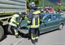 Nö: Zwei Verkehrsunfälle fast zeitgleich auf der S6 und im Stadtgebiet für die FF Gloggnitz Stadt