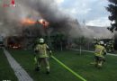 Stmk: Dachstuhlbrand fordert die Berufsfeuerwehr Graz