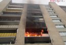 Stmk: Feuer am Balkon im 4. Obergeschoß eines Grazer Mehrparteienhauses