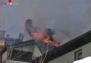 Stmk: Zweifache Personenrettung bei Dachstuhlbrand in “leer stehendem” Gebäude in Graz