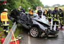 Deutschland: Drei hydraulische Rettungssätze bei tödlicher Frontalkollision bei Grebenhain im Einsatz