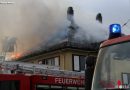 Deutschland: Großeinsatz bei Dachstuhlbrand eines Wohngebäudes in Grebenhain