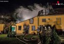 Nö: Brand eines Wohnhauses mitten im Ortszentrum Großau in Bad Vöslau