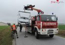 Nö: Autobergung durch die FF Groß Siegharts nach Verkehrsunfall