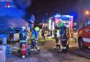 Nö: Wohnhausbrand mit Menschenrettung → 10-Jähriger seilte sich ab