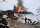 Schweiz: Wohnhaus eines Landwirtschaftsbetriebes vollständig abgebrannt