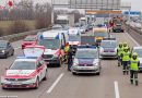 Nö: Schwerer Unfall auf der A2 Südautobahn mit mehreren Fahrzeugen und Verletzte