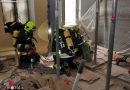 Nö: Schwelbrand im Fußboden nach Schweißarbeiten in einem Wohnhaus in Guntramsdorf