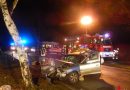 Deutschland: Verkehrsunfall mit Schwerstverletztem bei Handstedt – nächtliche Personensuche eingeleitet