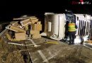 Deutschland: Lkw-Lenker nach Unfall bei Hanstedt durch Frontscheibe gerettet