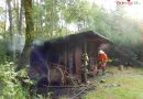 Deutschland: Hanstedt: Geräteschuppen in Waldnähe abgebrannt und Fahrzeugbrand auf der A7