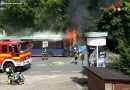 Deutschland: Brand eines Gelenkbusses in Hattingen