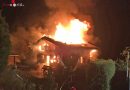 Schweiz: Unbewohntes Ferienhaus ging in Flammen auf