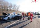 Nö: Verkehrsunfall mit fünf Pkw und mehreren Verletzten auf der S33 in Herzogenburg