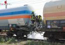 Oö: Austritt von flüssigem Stickstoff aus Eisenbahnwaggon in Hörsching