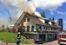 Schweiz: Brand eines Zweifamilienhauses bei Sins