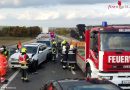 Nö: Zwei Verletzte bei Unfall mit drei beteiligten Pkw auf der S3 bei Hollabrunn