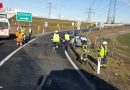 Bgld: Autobergung bei der Autobahnraststätte Hornstein