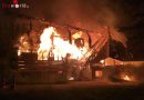 Schweiz: Bauernhaus in Huttwil komplett in Vollbrand