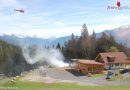 Tirol: Drei Hubschrauber bei angenommenen Brand im Untermarkter Alm-Hoch Imst