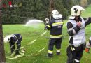 Stmk: Wirtschaftsgebäudebrand mit Schwerpunkt Wasserversorgung als Abschnittsübung