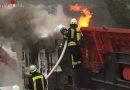 Deutschland: Brand einer Steinbrechermaschine in Kalkar