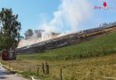 Oö: Großflächiger Feldbrand in Kematen am Innbach erfordert Einsatz von acht Feuerwehren